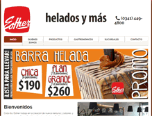 Tablet Screenshot of estherhelados.com.ar
